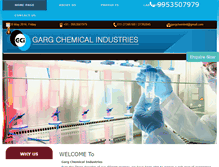 Tablet Screenshot of gargchemical.com